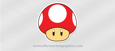 Super Mario Bros. Mushroom Sticker